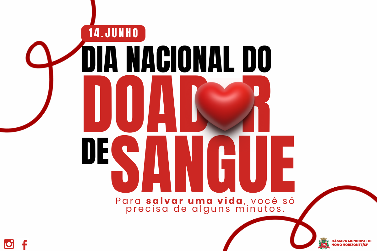14 de junho: Dia Mundial do Doador de Sangue